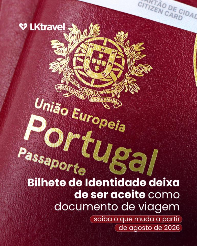 Bilhete de Identidade deixa de ser aceite como documento de viagem: saiba o que muda a partir de agosto de 2026
