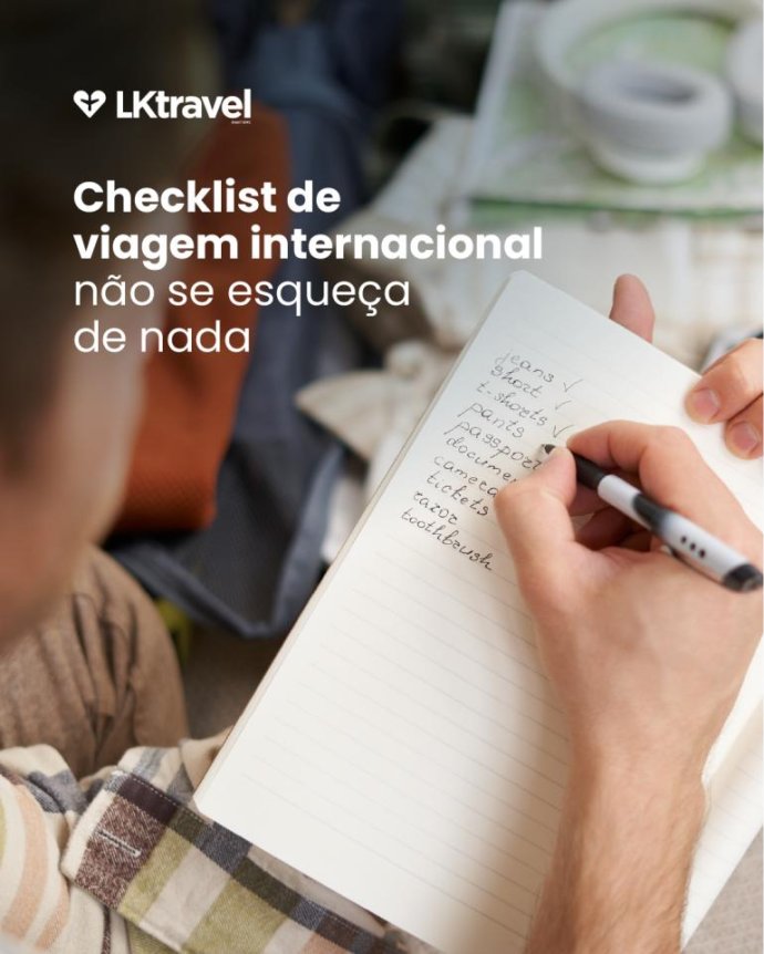 Checklist de viagem internacional: não se esqueça de nada