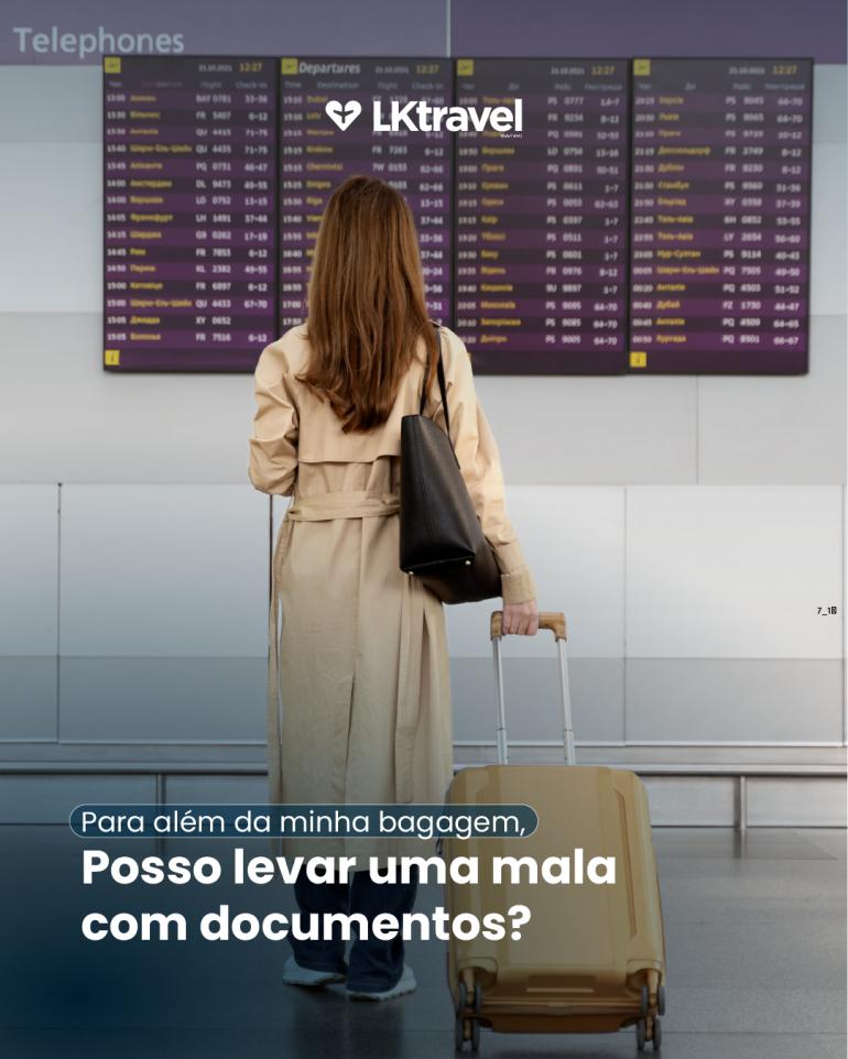 Para além da minha Bagagem posso levar uma Pequena Mala com Documentos?