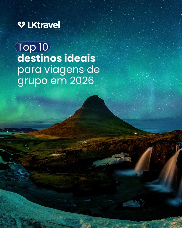 Top 10 destinos ideais para viagens de grupo em 2026