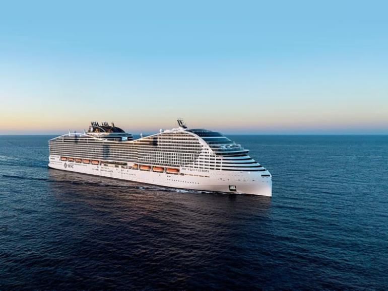 Cruzeiro no Mediterrâneo MSC World Europa  